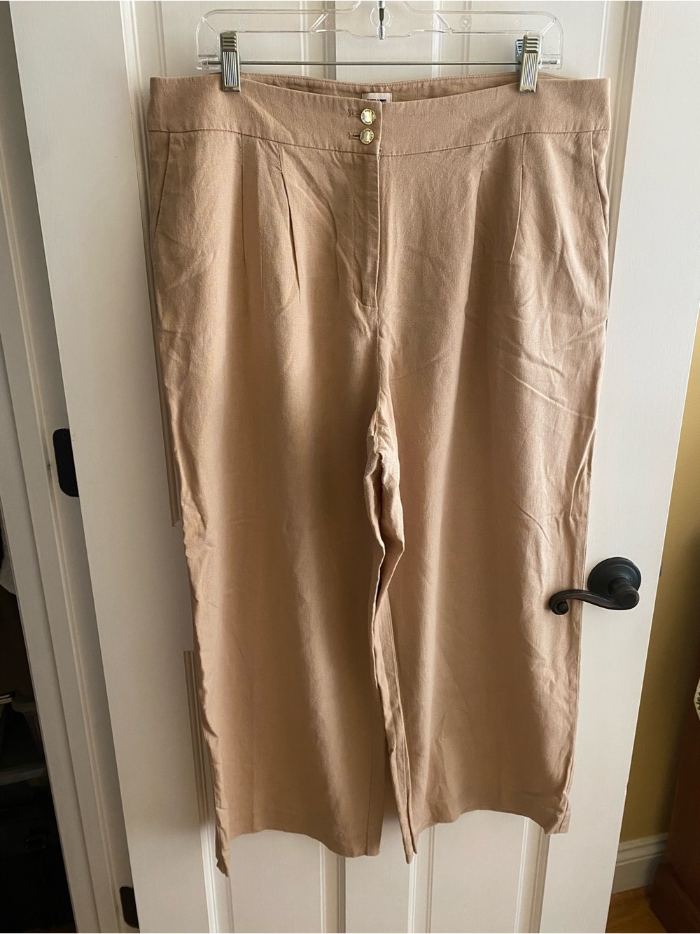 Anne Klein linen pants, women’s 12